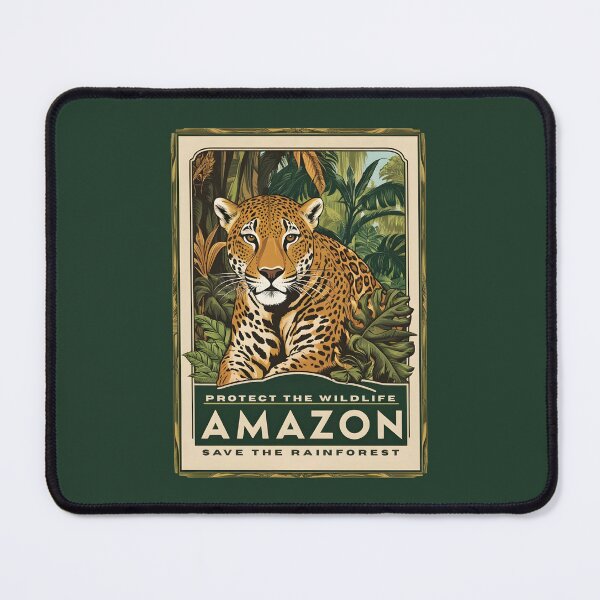 Item preview, A Vintage Illustration of Amazon Rainforest - Brazil  designed and sold by GoodOldVintage.