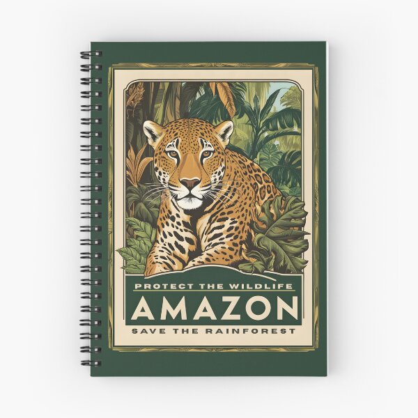 Item preview, A Vintage Illustration of Amazon Rainforest - Brazil  designed and sold by GoodOldVintage.