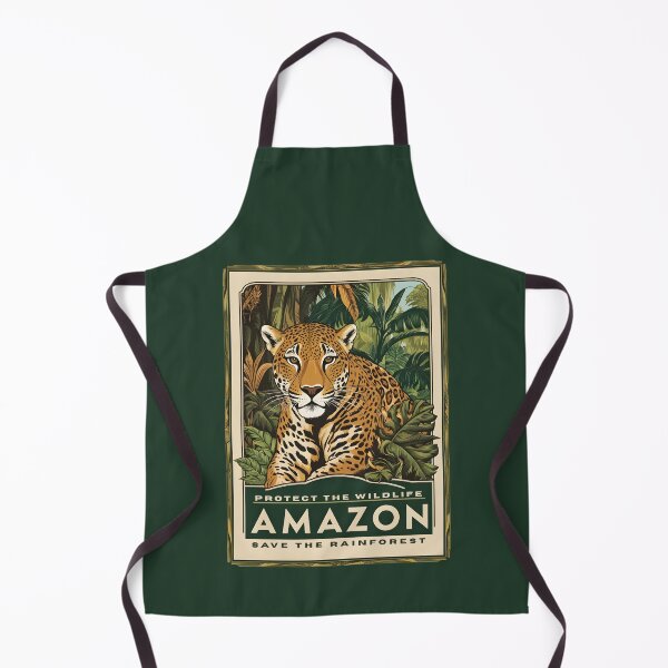 Item preview, A Vintage Illustration of Amazon Rainforest - Brazil  designed and sold by GoodOldVintage.