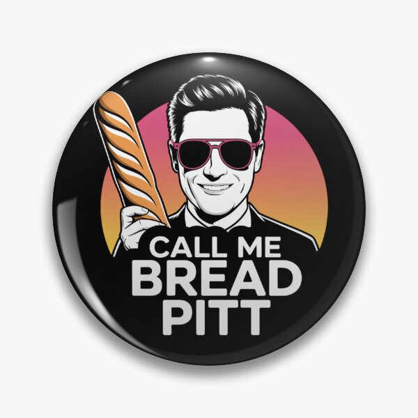 Item preview, Call Me Bread Pitt - Baking Dad Star Edition designed and sold by KZbubble.
