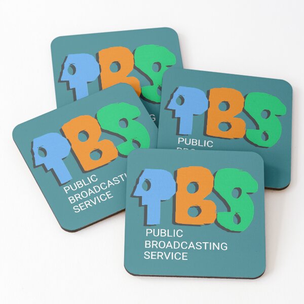 Item preview, Colorful PBS Retro Logo designed and sold by Z3al-Store.
