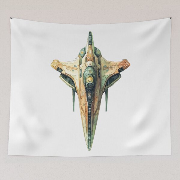 Item preview, Alien Spaceship - Futuristic Alien Craft designed and sold by bapupa.