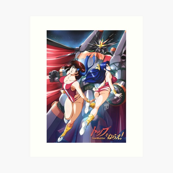 Item preview, Affiche de l'anime Gunbuster designed and sold by Retr0Tshirts.