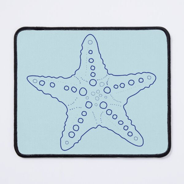 Item preview, coastal starfish blue designed and sold by PurpleDingo.