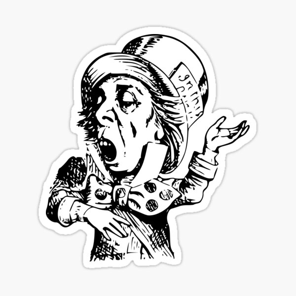 The Mad Hatter Sticker