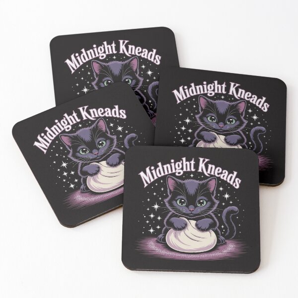 Item preview, Midnight Kneads – Kitty Biscuits Bakery designed and sold by Slavicsoul.