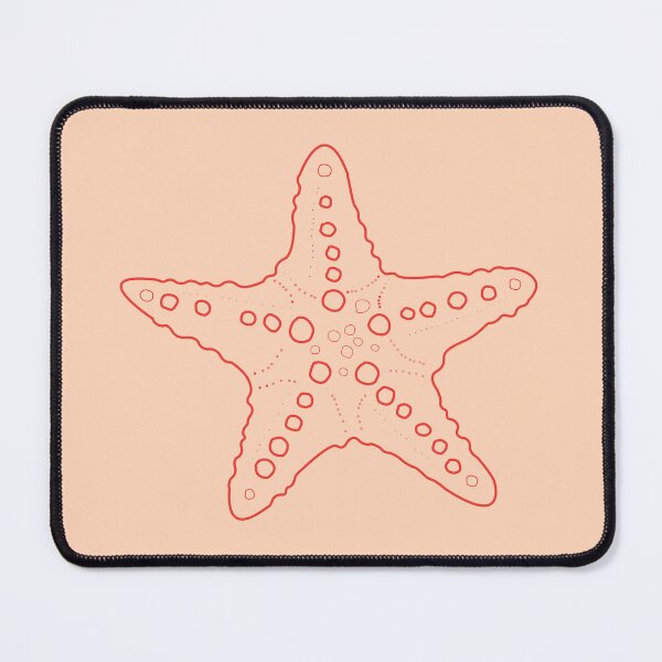 Item preview, orange coastal starfish designed and sold by PurpleDingo.