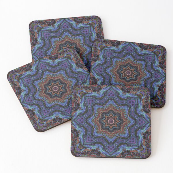 Item preview, Plasmaria K1 Red Purple Blue Star Mandala Design designed and sold by Plasmaria.