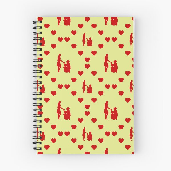 Item preview, Heiratsantrag ohne Boden Nahtloses Herzmuster Demande en mariage sans sol Motif de cœur sans couture Marriage Proposal No Ground Seamless Heart Pattern designed and sold by TheIconSmith.