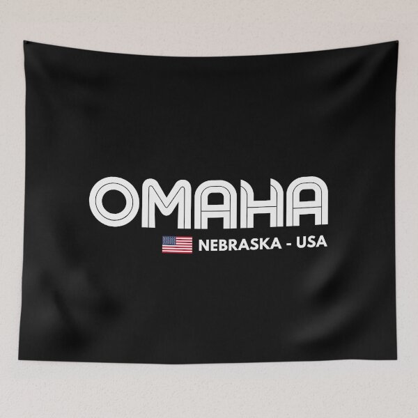 Item preview, Omaha - Nebraska - USA  designed and sold by Sketch-Shack.