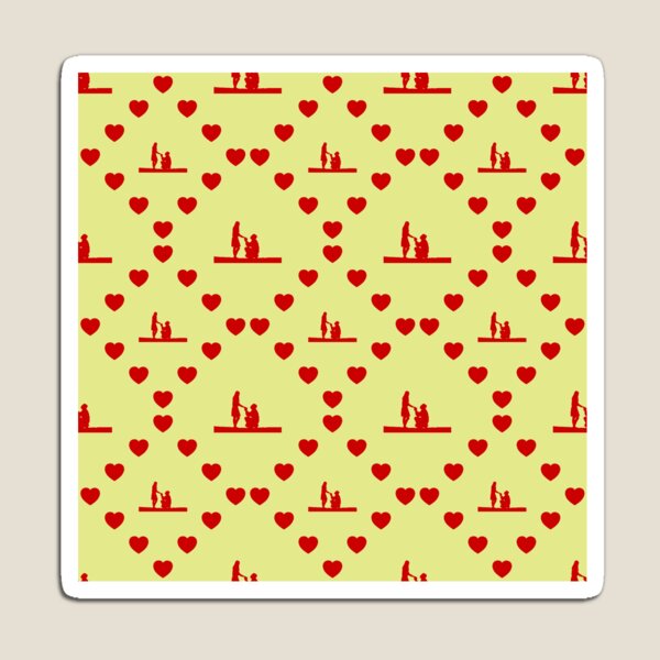 Aperçu de l'œuvre Heiratsantrag Nahtloses Herzmuster Demande en mariage Motif de cœur sans couture Marriage Proposal Seamless Heart Pattern Proposta di matrimonio senza cuciture Modello di cuore senza cuciture créée et vendue par TheIconSmith.