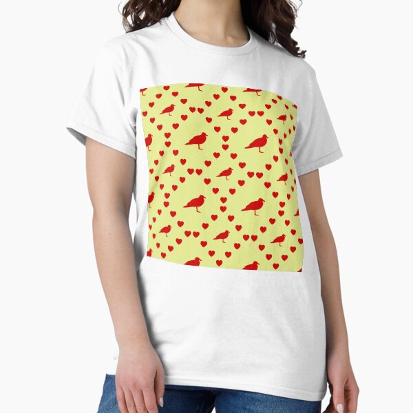 Aperçu de l'œuvre Möwenprofil Nahtloses Herzmuster Profil de mouette Motif de cœur sans couture Seagull Profile Seamless Heart Pattern Profilo di gabbiano Modello di cuore senza cuciture créée et vendue par TheIconSmith.