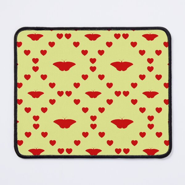 Item preview, Monarchfalter Nahtloses Herzmuster Papillon monarque Motif de cœur sans couture Monarch Butterfly Seamless Heart Pattern Farfalla monarca Modello di cuore senza cuciture designed and sold by TheIconSmith.
