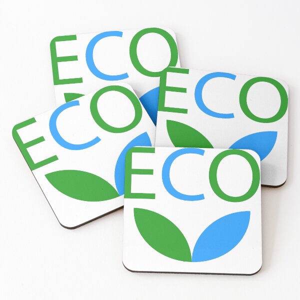 Item preview, Eco Green Leaves Minimalist Nature Design designed and sold by ZorianArt.