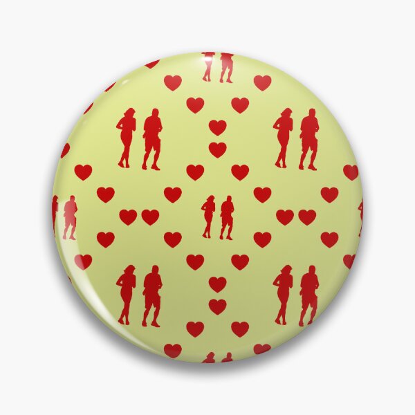 Item preview, Joggendes Paar Nahtloses Herzmuster Couple en jogging Motif de cœur sans couture Jogging Couple Seamless Heart Pattern Coppia che fa jogging Modello di cuore senza cuciture designed and sold by TheIconSmith.