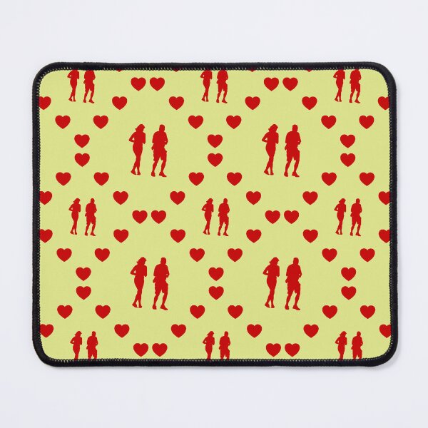 Item preview, Joggendes Paar Nahtloses Herzmuster Couple en jogging Motif de cœur sans couture Jogging Couple Seamless Heart Pattern Coppia che fa jogging Modello di cuore senza cuciture designed and sold by TheIconSmith.