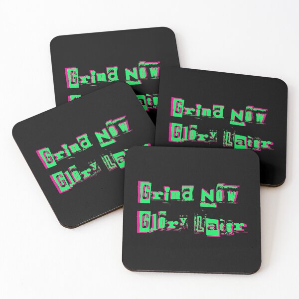 Item preview, Grind Now Glory Later | Hardcore Gym Motivation for Workout Warriors designed and sold by typoinspired.