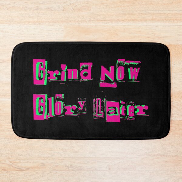 Item preview, Grind Now Glory Later | Hardcore Gym Motivation for Workout Warriors designed and sold by typoinspired.