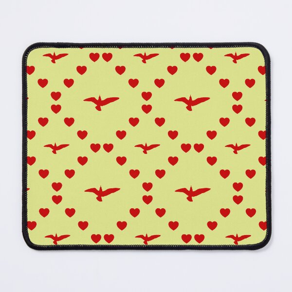 Item preview, Möwe Nahtloses Herzmuster Mouette Motif de cœur sans couture Seagull Seamless Heart Pattern Gabbiano Modello di cuore senza cuciture designed and sold by TheIconSmith.