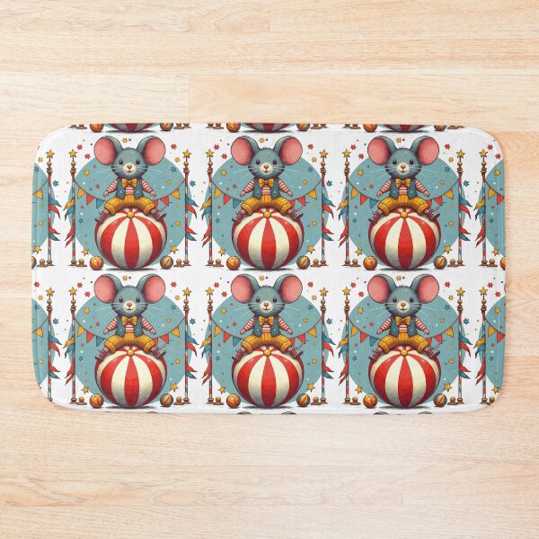 Item preview, Vintage Style Digital Illustration of a Circus Mouse designed and sold by Brushlight Studio.