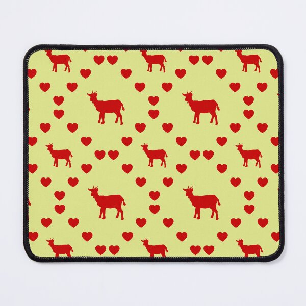 Item preview, Goat Seamless Heart Pattern Chèvre Modèle de cœur sans couture Goat Seamless Heart Pattern Capra Modello di cuore senza cuciture designed and sold by TheIconSmith.