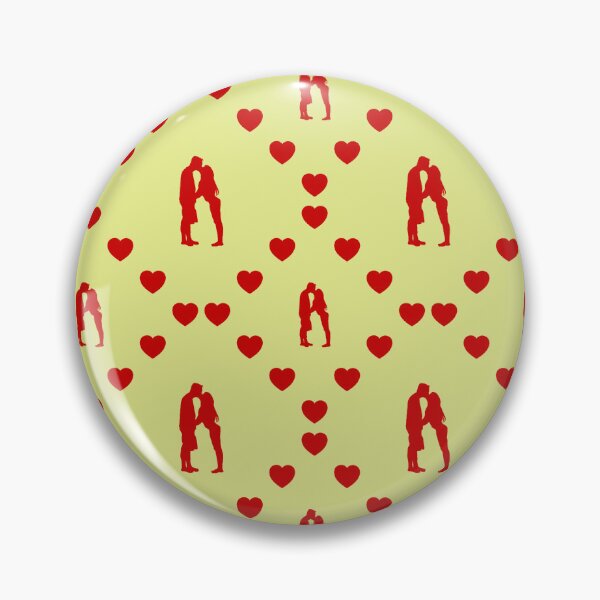 Item preview, Couple Kissing Seamless Heart Pattern Couple s'embrassant Modèle de cœur sans couture Couple Kissing Seamless Heart Pattern Coppia che si bacia Modello di cuore senza cuciture designed and sold by TheIconSmith.