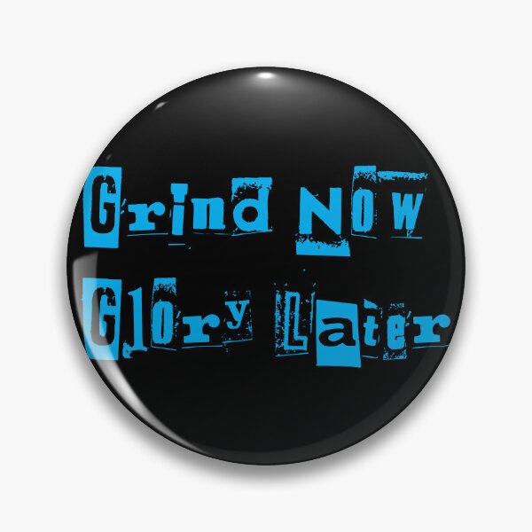 Item preview, Gym Motivational Quote | Grind Now Glory Later designed and sold by typoinspired.