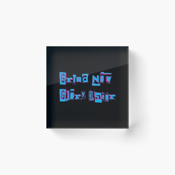 Item preview, Badass Gym Quotes to Fuel Your Workout | Grind Now Glory Later designed and sold by typoinspired.