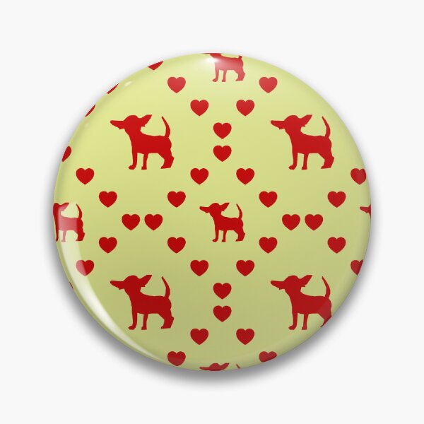 Item preview, Chihuahua Seamless Heart Pattern Chihuahua Modèle de cœur sans couture Chihuahua Seamless Heart Pattern Chihuahua Modello di cuore senza cuciture designed and sold by TheIconSmith.