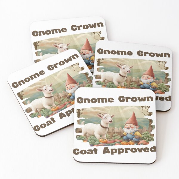 Item preview, Cute Gnome and Goat Garden - Farm Fresh Fun designed and sold by SpazticGoat.