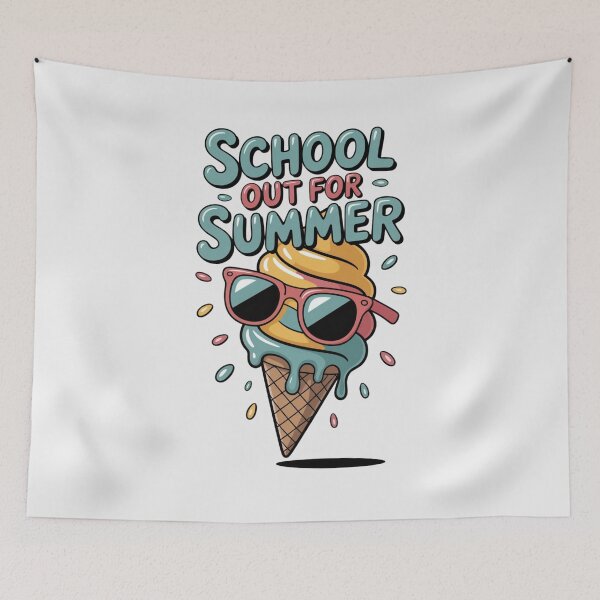 Item preview, School Out for Summer Ice Cream Tee designed and sold by StellarSnap.