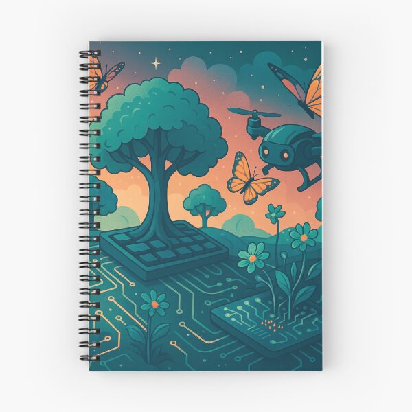 Item preview, Eco-Tech Harmony – Nature Meets Future designed and sold by FestusArt.