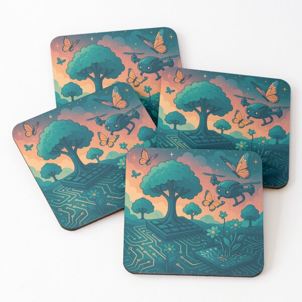 Item preview, Eco-Tech Harmony – Nature Meets Future designed and sold by FestusArt.
