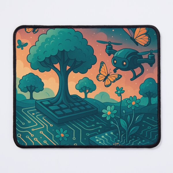 Item preview, Eco-Tech Harmony – Nature Meets Future designed and sold by FestusArt.
