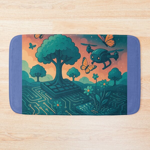Item preview, Eco-Tech Harmony – Nature Meets Future designed and sold by FestusArt.