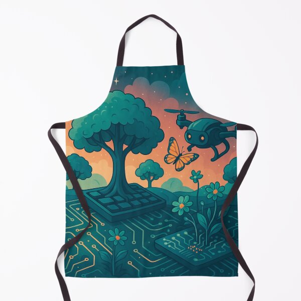 Item preview, Eco-Tech Harmony – Nature Meets Future designed and sold by FestusArt.