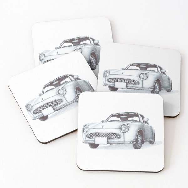 Item preview, Nissan Figaro car Biro Drawing designed and sold by ArtAFT.
