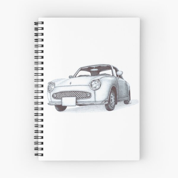 Item preview, Nissan Figaro car Biro Drawing designed and sold by ArtAFT.