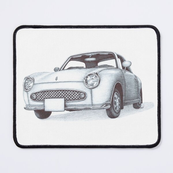 Item preview, Nissan Figaro car Biro Drawing designed and sold by ArtAFT.