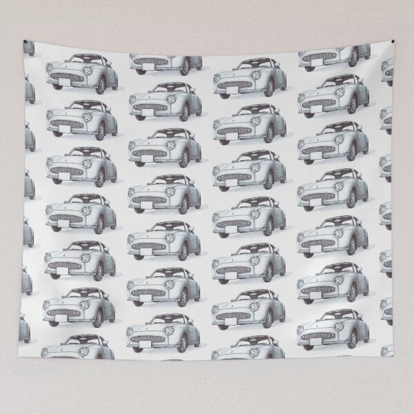 Item preview, Nissan Figaro car Biro Drawing designed and sold by ArtAFT.