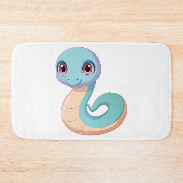 Item preview, Baby Blue Snake with Pink Eyes designed and sold by artSchip.