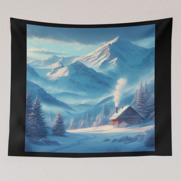 Item preview, Snowy Mountain #3 designed and sold by JALNERVION SHOP.