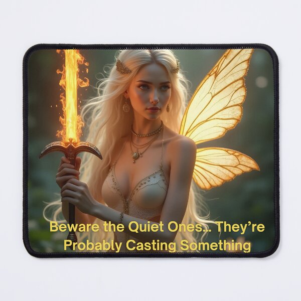 Item preview, Beware the Quiet Ones… They’re Probably Casting Something designed and sold by vividcrucibledesigns.