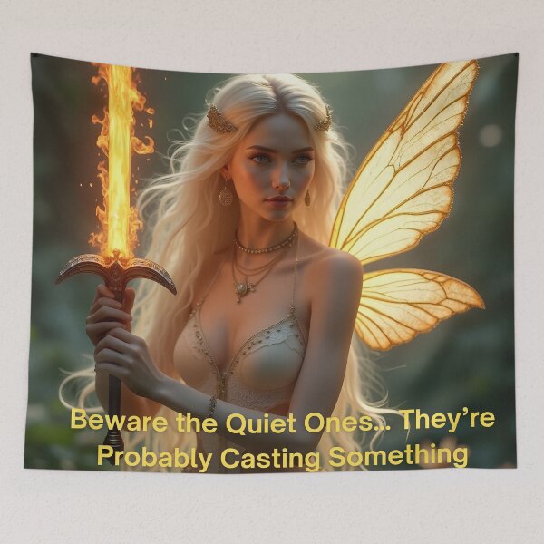 Item preview, Beware the Quiet Ones… They’re Probably Casting Something designed and sold by vividcrucibledesigns.