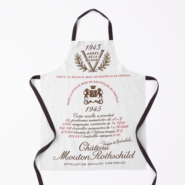 Item preview, Château Mouton Rothschild 1945 Wine Label | Vintage Bordeaux Art | French Wine Poster | Rare Historic Label Decor designed and sold by WAUZ.