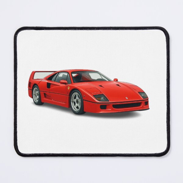 Artikelvorschau, Zurück in Rosso – Ferrari F40 entworfen und verkauft von Pit Stop Prints.