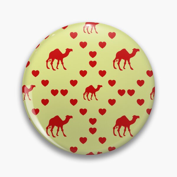 Item preview, Camel Seamless Heart Pattern Ange Motif de cœur sans couture Camel Seamless Heart Pattern Cammello Pattern cuore senza cuciture designed and sold by TheIconSmith.