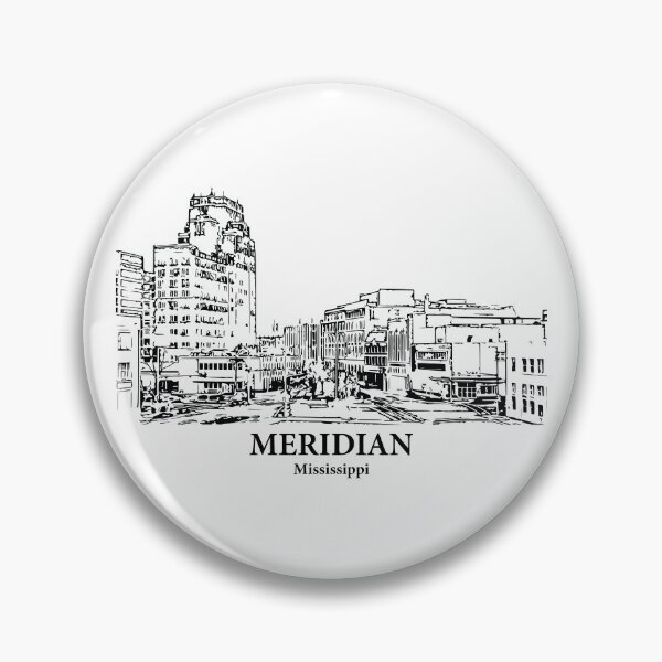 Item preview, Meridian - Mississippi designed and sold by Lakeric Cityscapes.