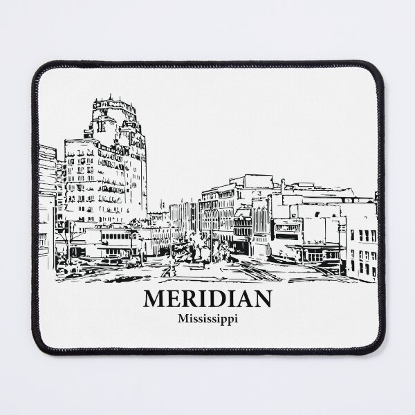 Item preview, Meridian - Mississippi designed and sold by Lakeric Cityscapes.