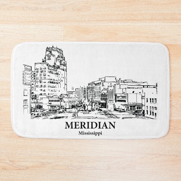 Item preview, Meridian - Mississippi designed and sold by Lakeric Cityscapes.